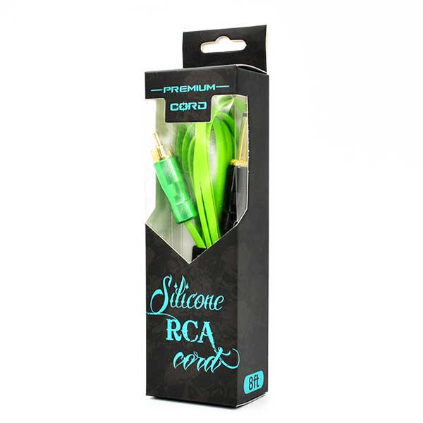 SNAKE KING SILICONE RCA CORD-2.4m