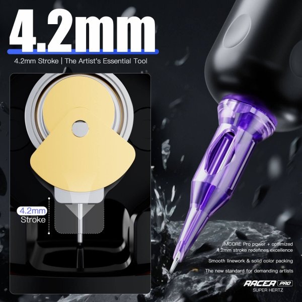 Dragonhawk｜Mast Racer Pro｜ブラック｜4.2mm ストローク