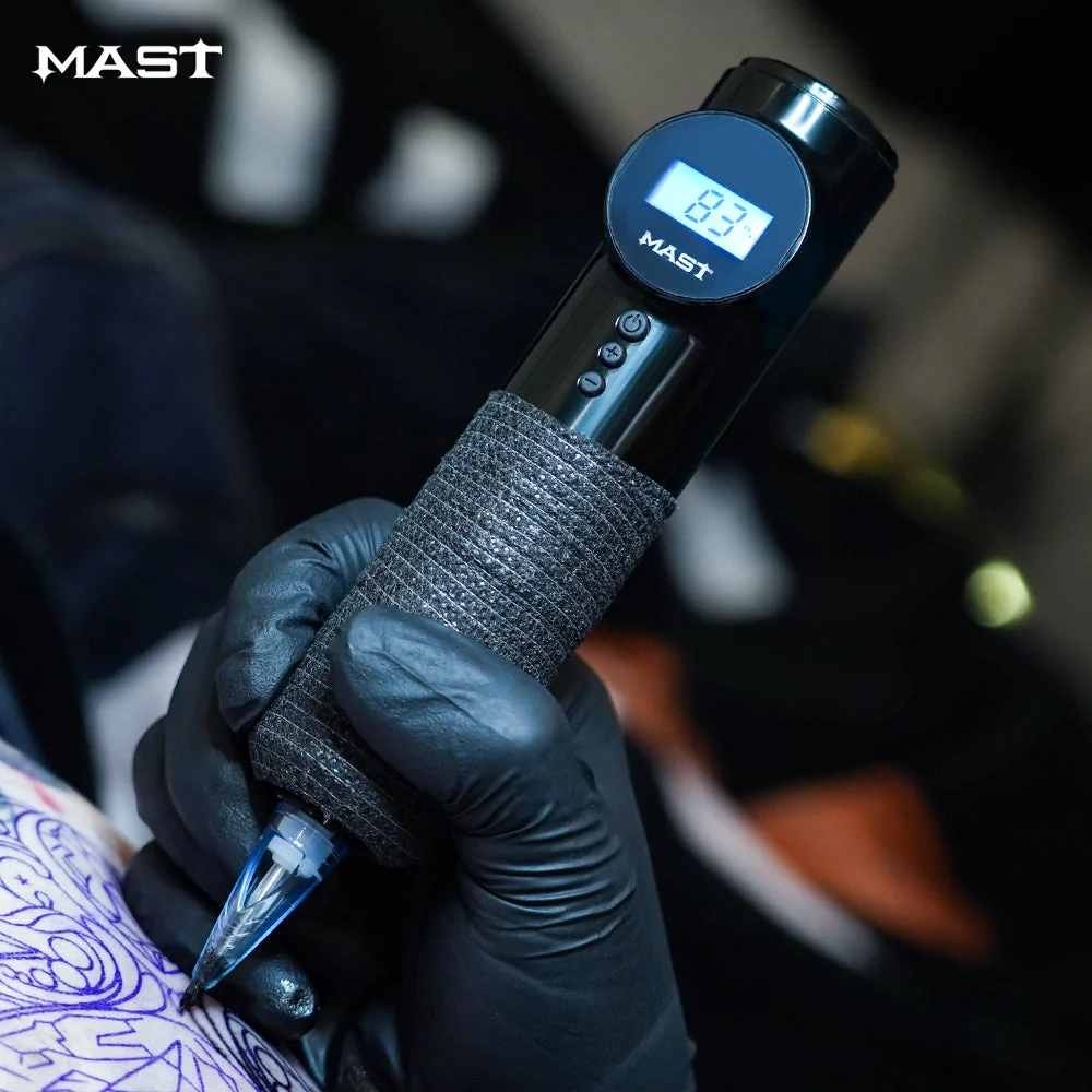 Dragonhawk｜Mast Archer Max Wireless Tattoo Pen 4.2mm Stroke│ブラック