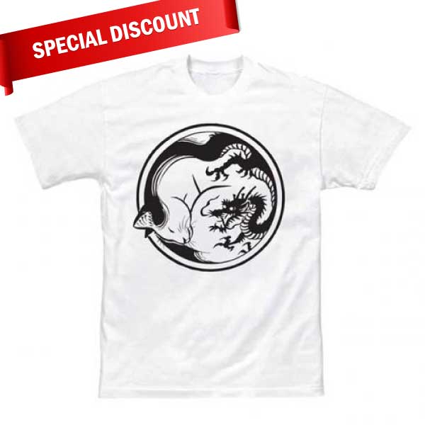 【SALE】Dragon Cat Direct To Garment Tee