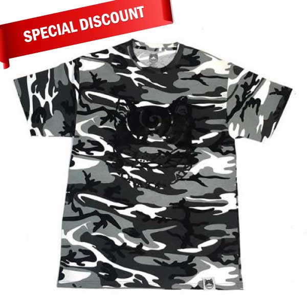 【SALE】Monmon White Camo T-Shirt