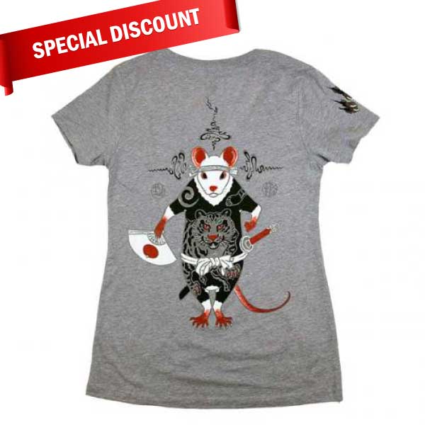 【SALE】Women's Samurai Mouse V-Neck